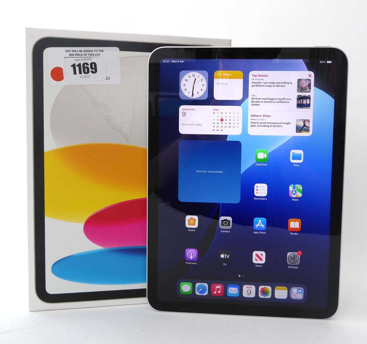Lot Apple iPad (10th Generation) Wi-Fi, 64GB, Blue,...