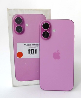 Lot Apple iPhone 16, 128GB, Pink, model A3287, boxed
