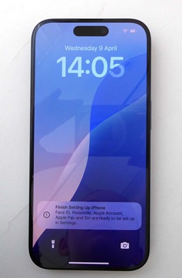 Lot Apple iPhone 15 Pro, 128GB, Blue Titanium,...
