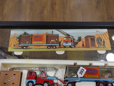 Lot 203 - A Corgi Gift Set No. 21 Chipperfields Circus...