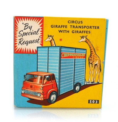 Lot 211 - A Corgi 503 Chipperfields Circus giraffe...