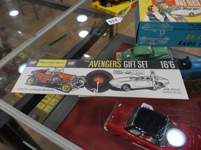 Lot 215 - A Corgi Gift Set No. 40 The Avengers, boxed