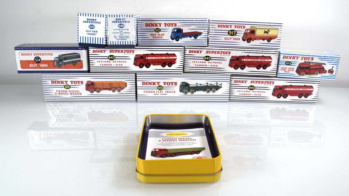 Lot 218 - Eleven Atlas Editions replica Dinky models:...