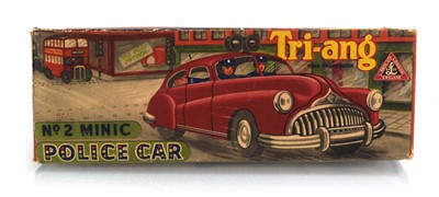 Lot 224 - A Tri-ang Minic No. 2 Police car, boxed