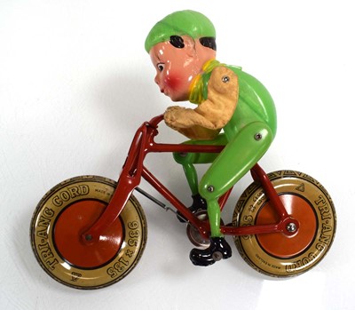 Lot 230 - A Tri-ang tinplate Gyro Cycle, boxed