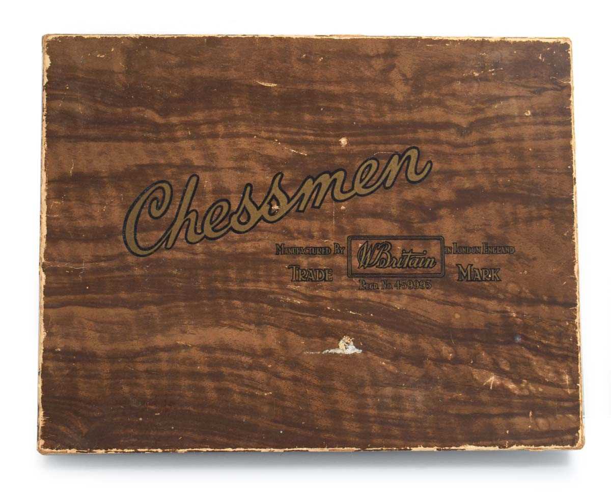 Lot 239 - A Britains chessmen set, boxed