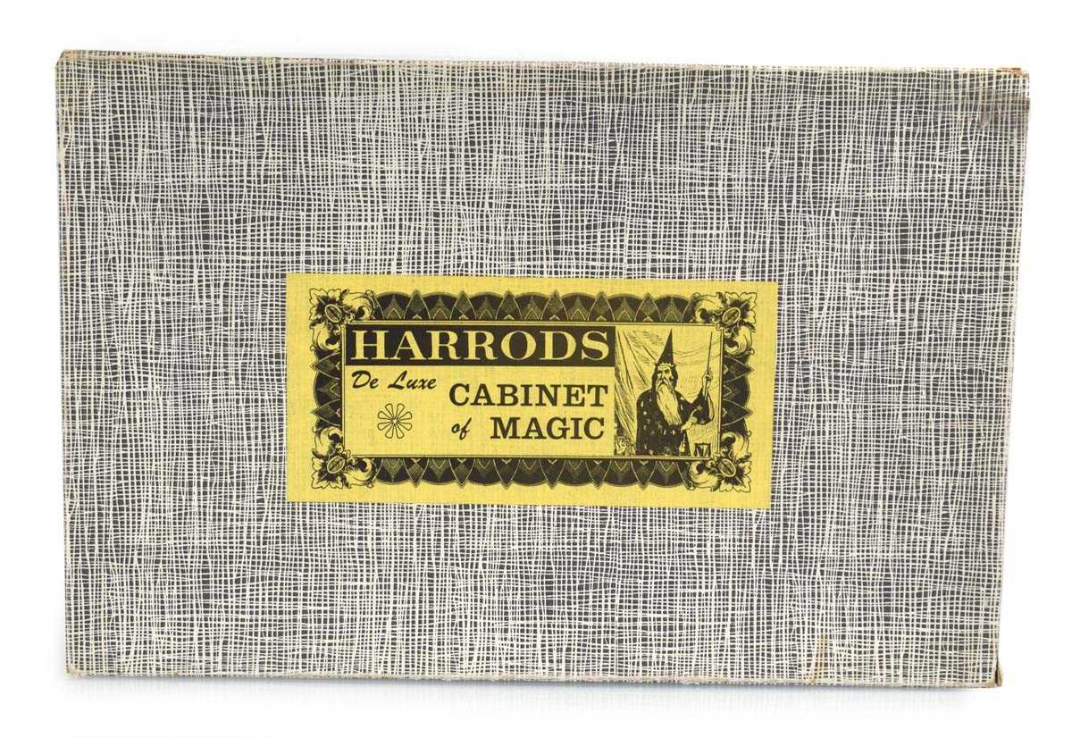 Lot 240 - A Harrods De Luxe Cabinet of Magic set, boxed