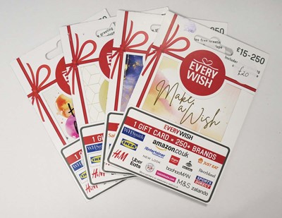 Lot 214 - Everywish (x4) - Total face value £115