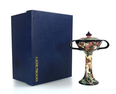 Lot 302 - A Moorcroft Collectors Club bonbonnaire...
