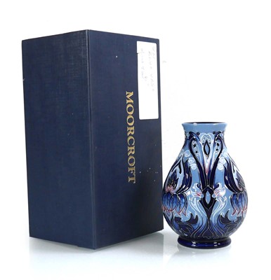 Lot 306 - A limited edition Moorcroft vase of slender...