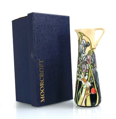 Lot 308 - A Moorcroft jug of slender form decorated in...