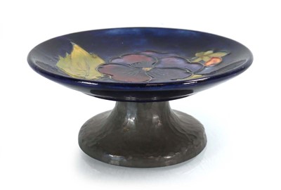 Lot 310 - A Moorcroft dish decorated with anemone on a...