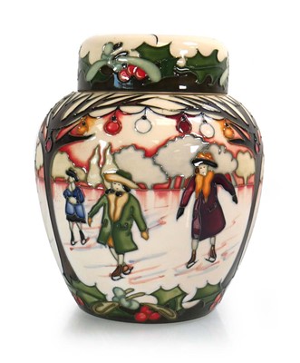 Lot 314 - A limited edition Moorcroft jar and cover...