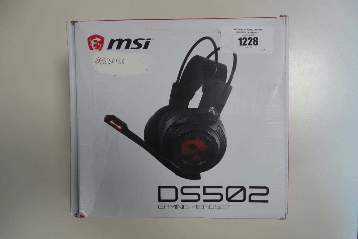 Lot MSI True Gaming DS502 headset, boxed