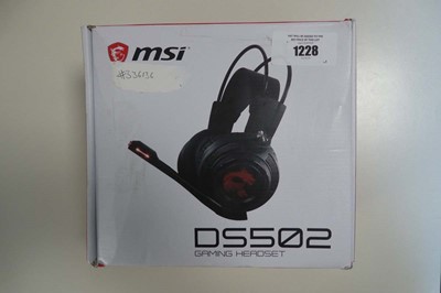 Lot MSI True Gaming DS502 headset, boxed