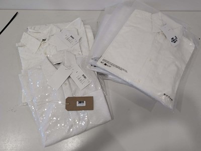 Lot 10 EYTYS white shirts in various styles and sizes