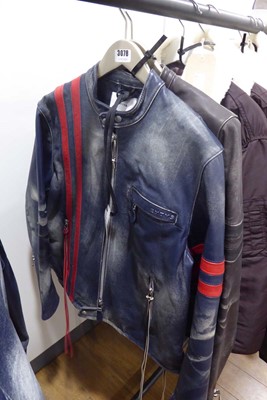 Lot 1 blue and 1 brown EYTYS Damon stripe jackets
