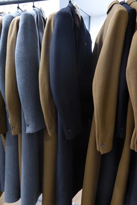 Lot 1 black and 1 brown EYTYS wool blend long...