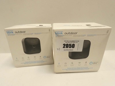 Lot 2050 - 2x Blink Outdoor cameras