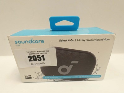 Lot 2051 - SoundCore Select 4 Go wireless speaker
