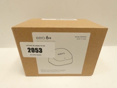 Lot 2053 - *Sealed* eero 6+ Mesh WiFi router