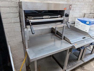 Lot 161 - 77cm mobile preparation table with gantry over...