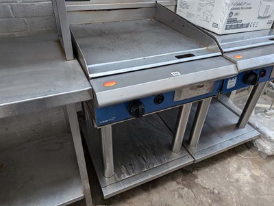 Lot 162 - 60cm gas blue seal single burner mirrored...