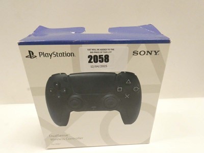 Lot 2058 - PS5 DualSense Black wireless controller
