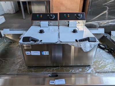 Lot 184 - 52cm electric Heittox twin tank bench top...