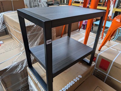 Lot 330 - 60cm wide low level 2 tier table (boxed)
