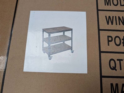 Lot 404 - 3 tier mobile table