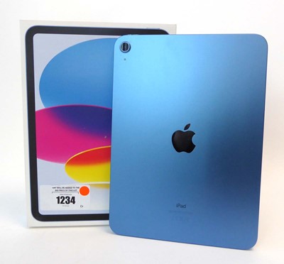 Lot Apple iPad (10th Generation) Wi-Fi, 64GB, Blue,...