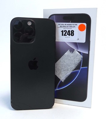 Lot Apple iPhone 16 Pro Max, 512GB, Black Titanium,...