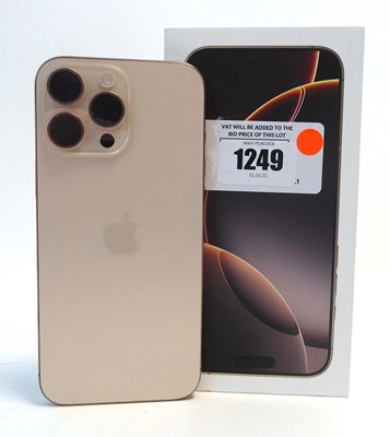 Lot Apple iPhone 16 Pro Max, 512GB, Desert...