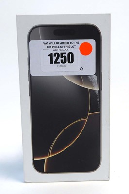 Lot Apple iPhone 16 Pro, 128GB, Natural Titanium,...