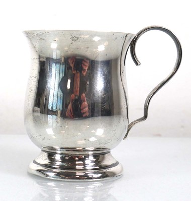 Lot 355 - A silver Christening mug of typical form,...