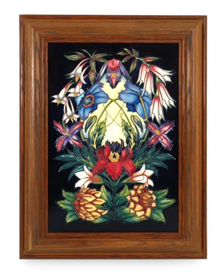 Lot 325 - A limited edition Moorcroft wall plaque...
