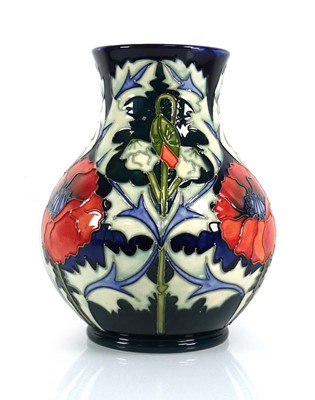 Lot 329 - A Moorcroft vase of globular form decorated in...