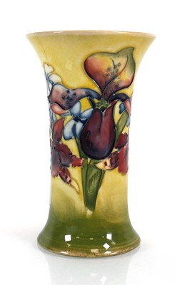 Lot 331 - A Moorcroft vase of tapered form decorated...