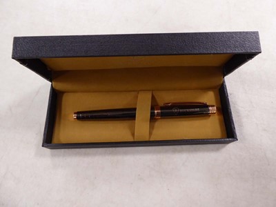 Lot 2067 - Ruckstuhl stainless steel rose and black pen...