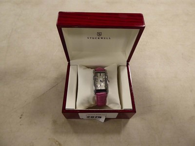 Lot 2075 - Stockwell ladies wristwatch boxed with grey...
