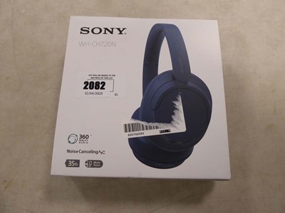 Lot 2082 - Boxed pair of Sony WH-CH720N noise cancelling...