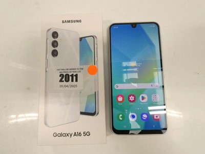 Lot 2011 - Samsung Galaxy A16 5G 128GB Grey with box