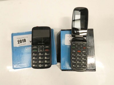 Lot 2019 - 2x Ushining mobile phones