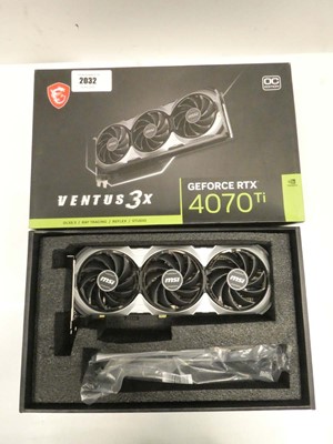 Lot 2032 - Nvidia GeForce 4070 Ti graphics card