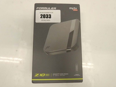 Lot 2033 - Formuler Z10 Neo android media box
