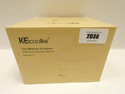 Lot 2036 - KECOOLKE SU-777 ultrasonic cleaning machine