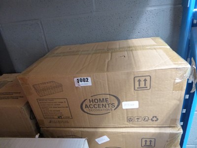 Lot 3271 - 2 boxes of metal tissue boxes