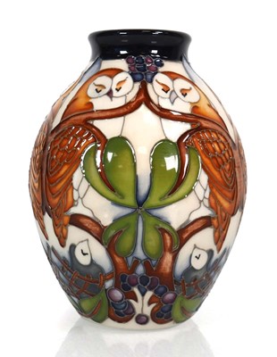 Lot 343 - A Moorcroft vase of ovoid form decorated in...