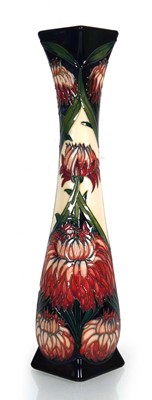 Lot 349 - A Moorcroft trial bottle vase of slender form...